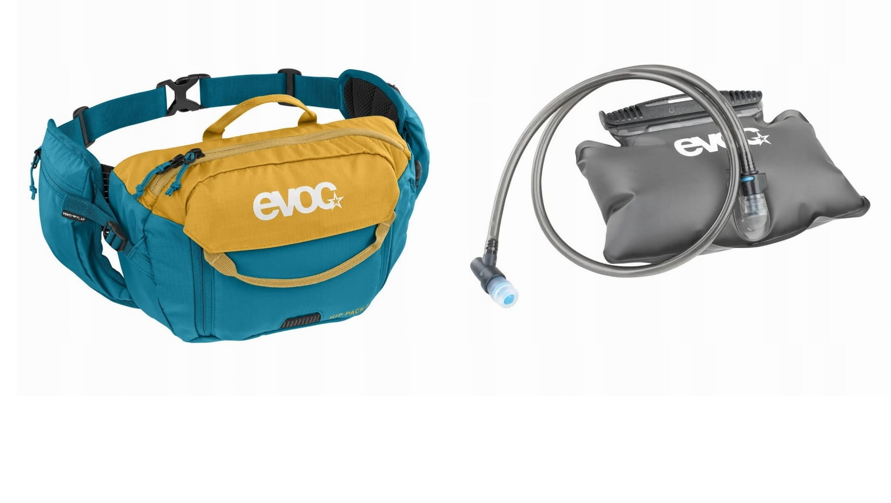 Cyklistická ledvinka Evoc Hip Pack 3 l 1,5 l Hydrovak Loam Ocean 3 L