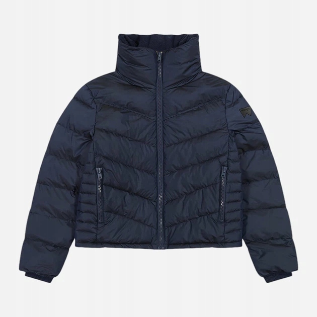 Dámská bunda Wrangler 112356503 002 Short Puffer Jacket Navy vel. L