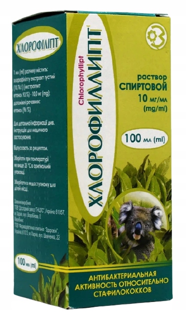 

Chlorofilipt Naturalny Antybiotyk w płynie 100ml