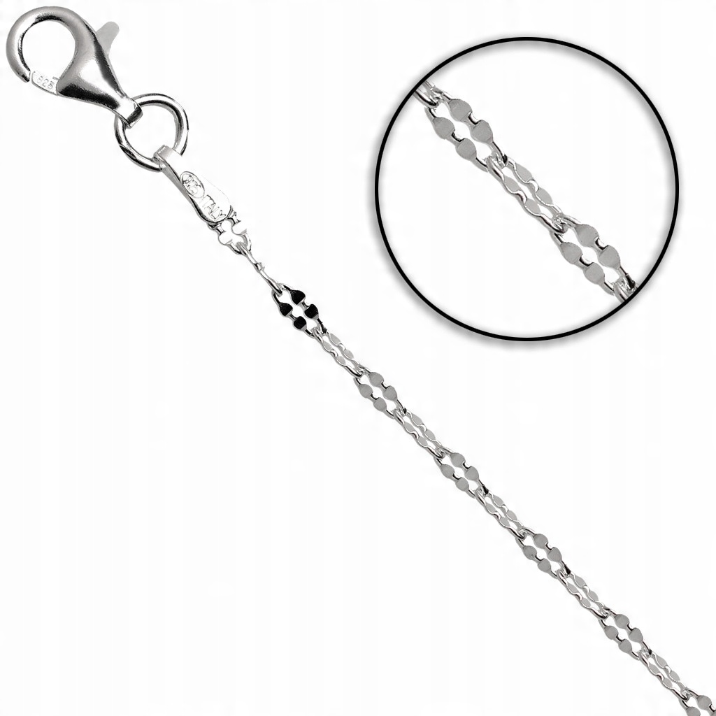 

Łańcuszek srebrny Forzatina 45cm 1.9mm 925
