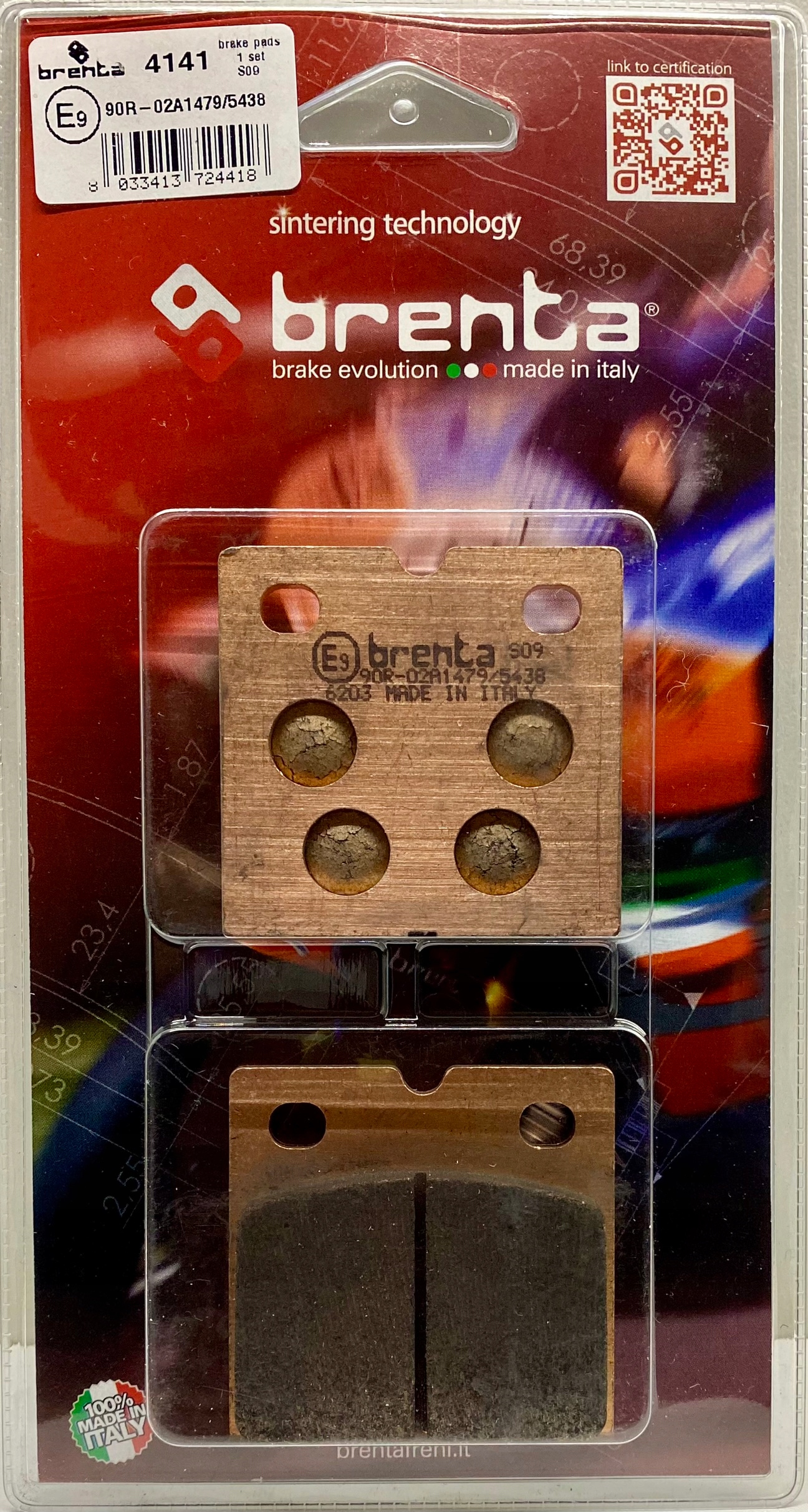 Brzdové Destičky Brenta Přední Bmw K 75 84-88, R 65 80-88, R 80 G/s '80-87