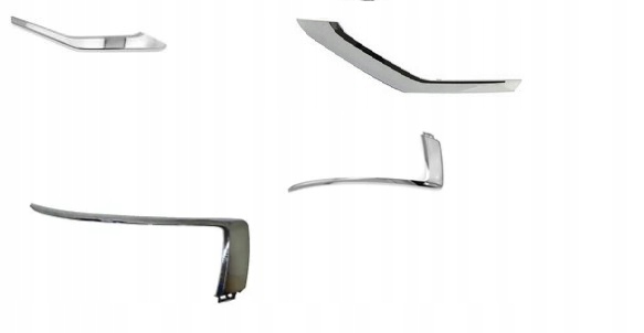 PMB04199 - ECLIPSE CROSS 17 - ХРОМИРОВАННАЯ ПЛАНКА ЛЕВЫЙ ВЕРХНИЙ БАМПЕР