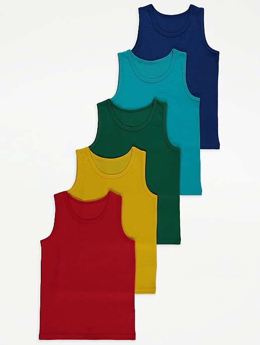 

George_104-110_bawełniane podkoszulki_5 pack