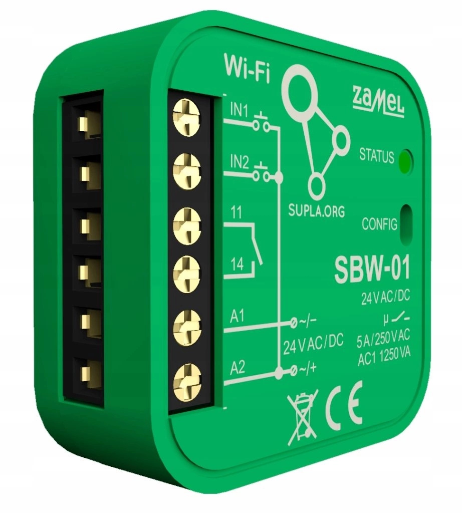 Sterownik do Bram Wi-Fi SUPLA NICE HORMAN SBP-01 Marka Zamel