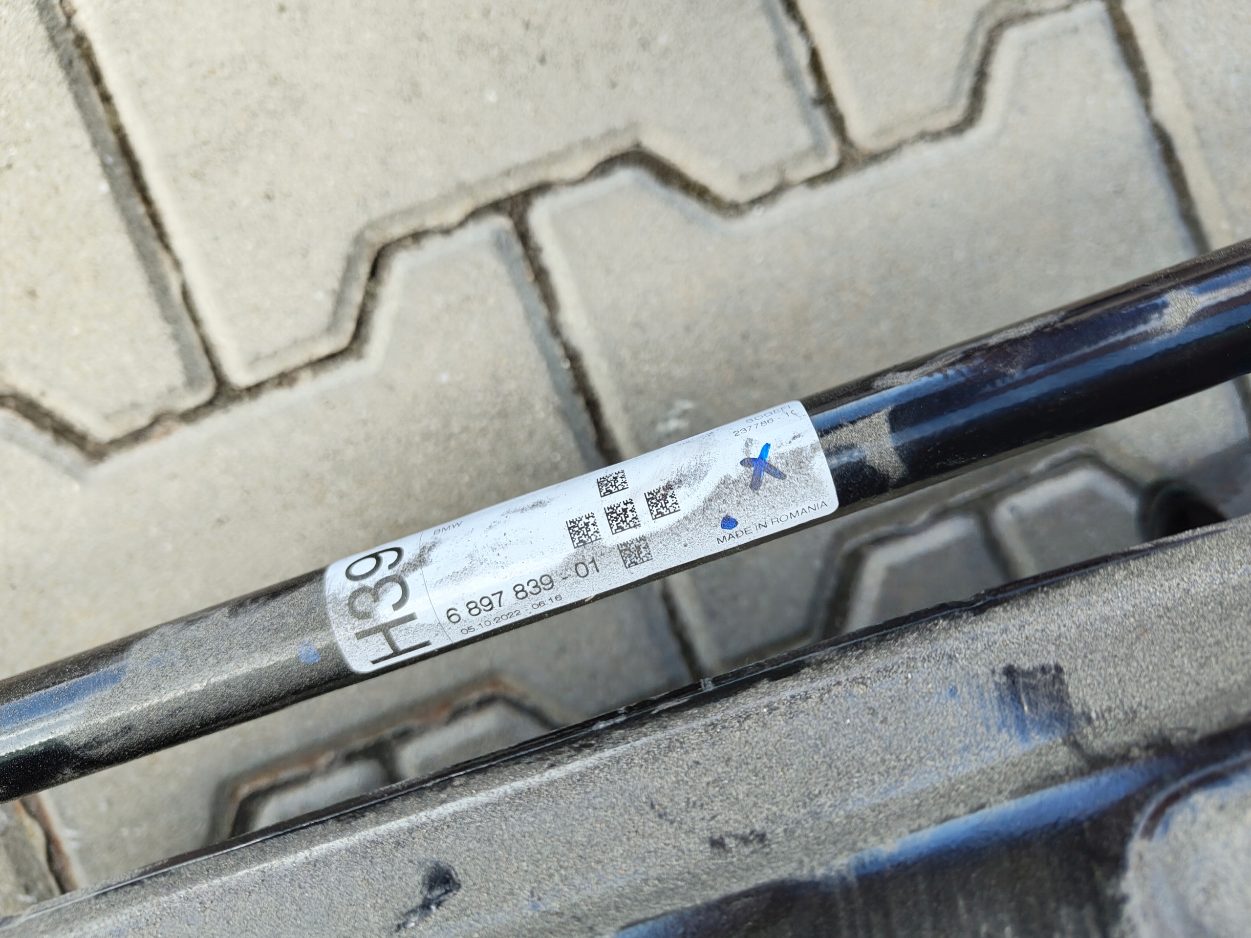 BMW X1 U11 träger Achsträger heck 6894201 6897839