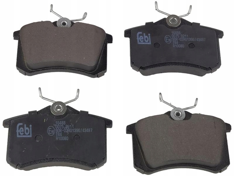 FEBI KLOCKI HAMULCOWE TYŁ SEAT ALTEA LEON II Producent części Febi Bilstein