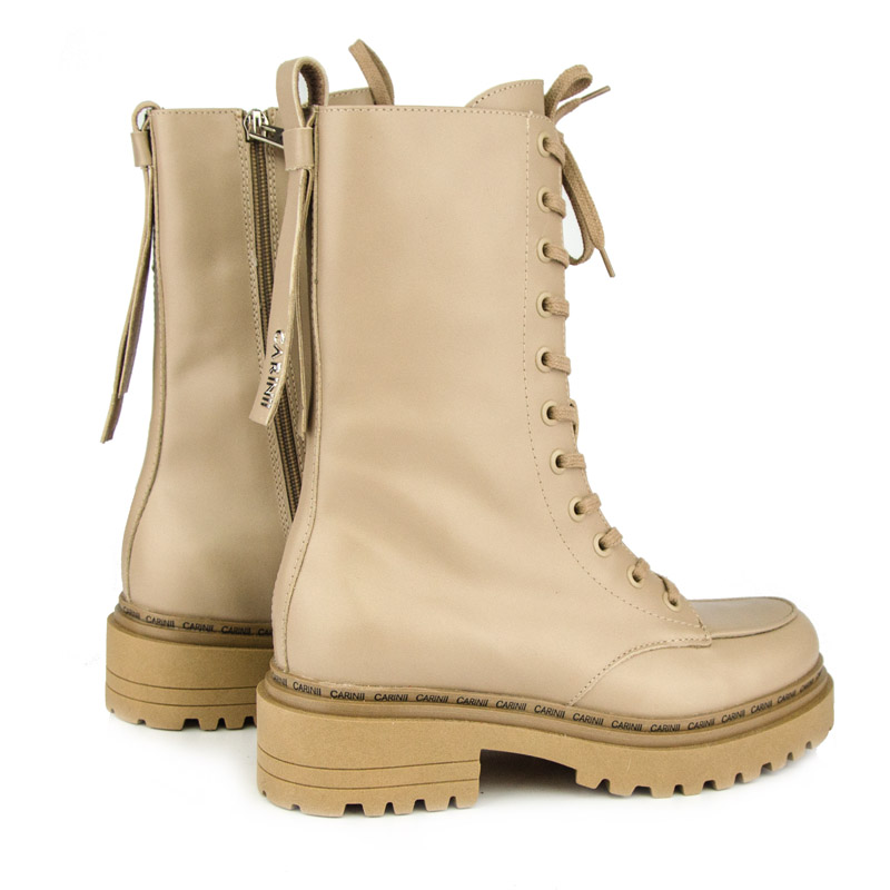 CARINII B7657 BOTKI WORKERY SKÓRA LICO BEŻOWE 38 Rozmiar 38