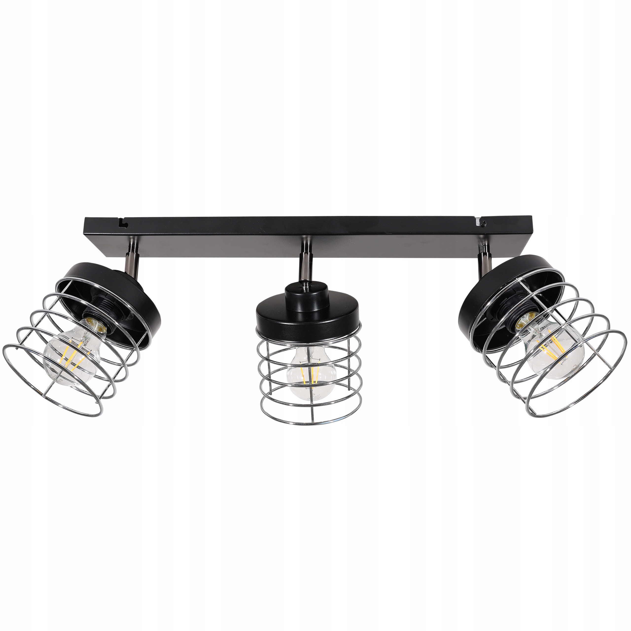 Osvetlenie s tienidlami typu košík nad malý stolík v obývacej izbe Rasti, strieborné