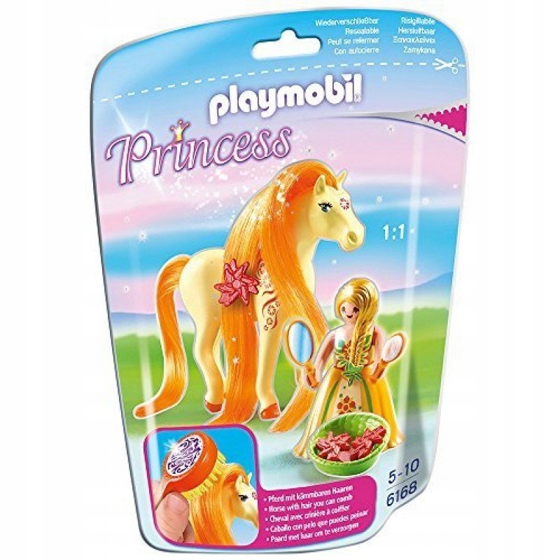 PLAYMOBIL PRINCESS 6168 KONIK DO CZESANIA SUNNY