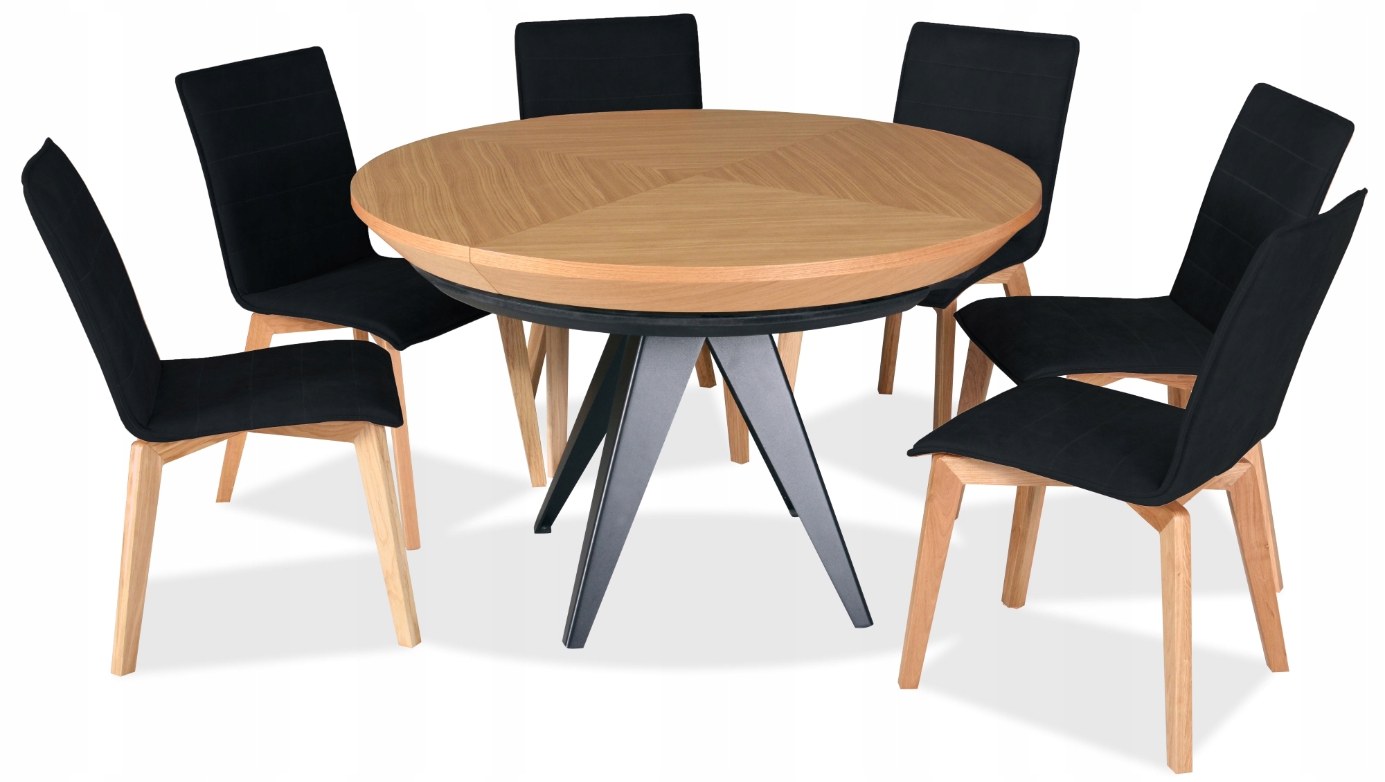 stół dębowy okrągły S49-130cm rozkładany do 230 cm Stan opakowania oryginalne