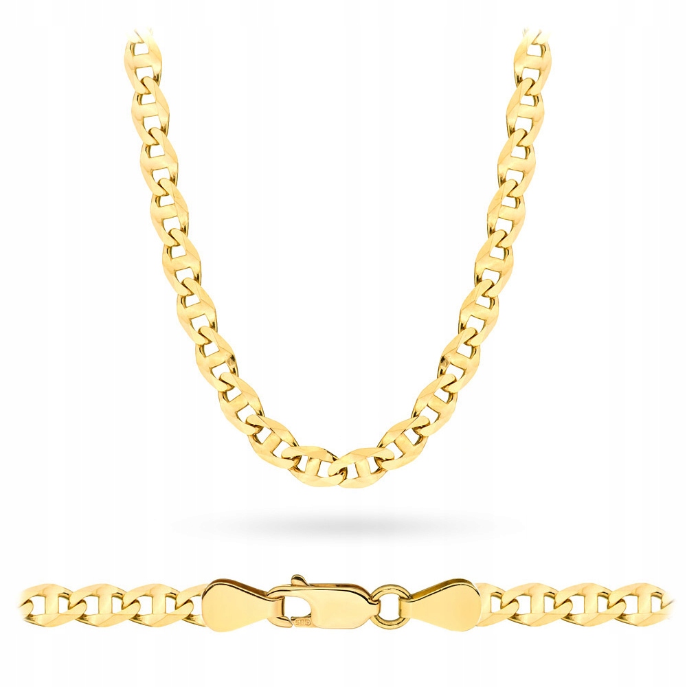 Złoty Łańcuszek Męski pr. 585 Gucci 50cm 14k