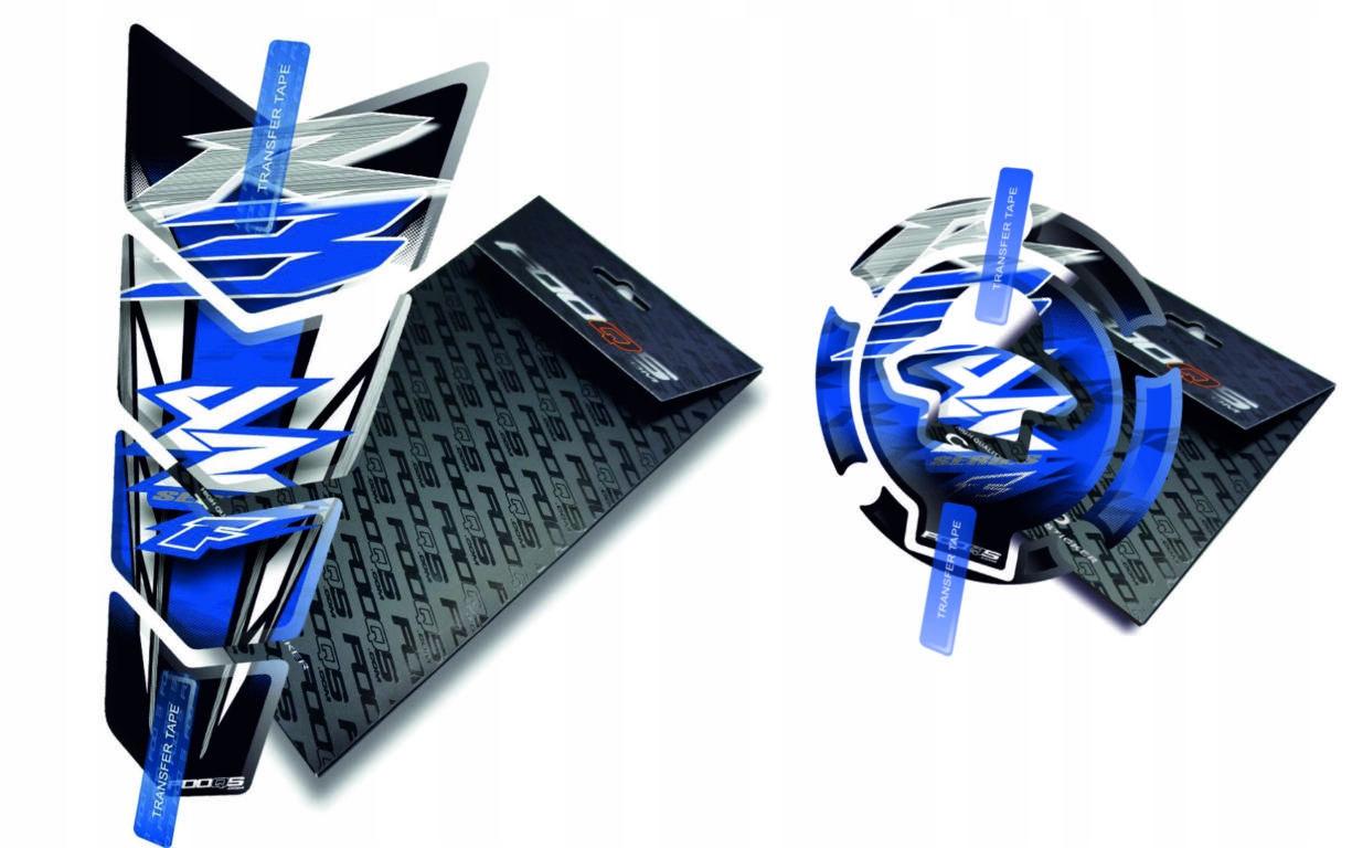 Tank-pad Cap-pad od firmy Fooqs Yamaha Yzf R3 R 3 Modrý