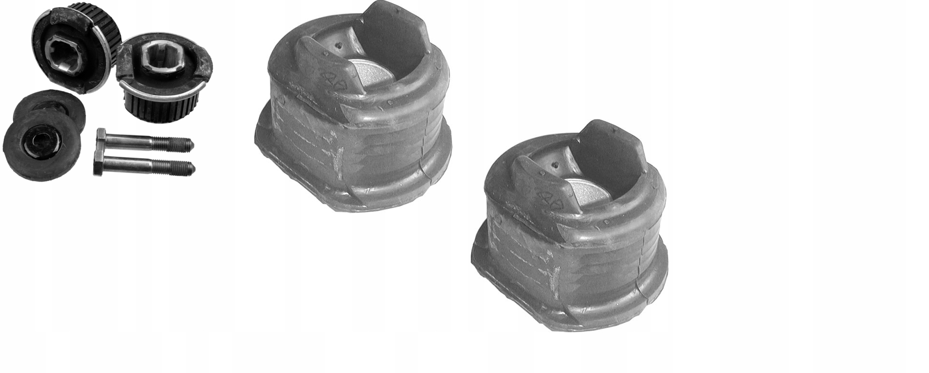 MAX721355KIT - Подушки задней балки MERCEDES W201 W124