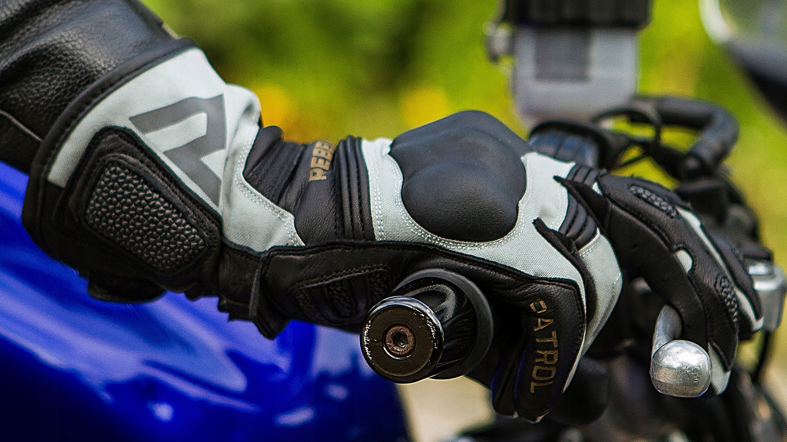 MOCNE RĘKAWICE SKÓRZANE REBELHORN PATROL M Rozmiar M