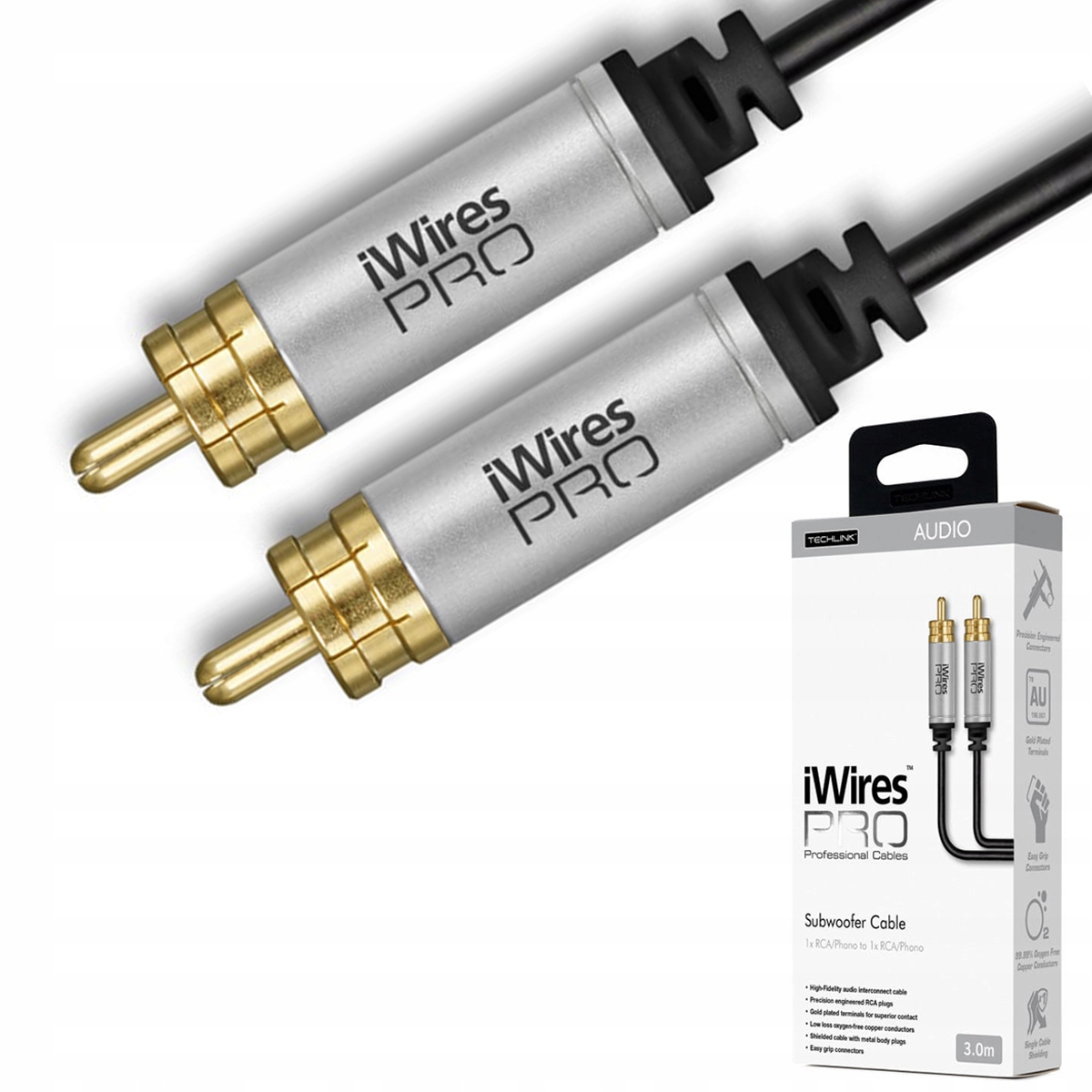 Techlink iWiresPRO Kabel Pro Subwoofer 5 m