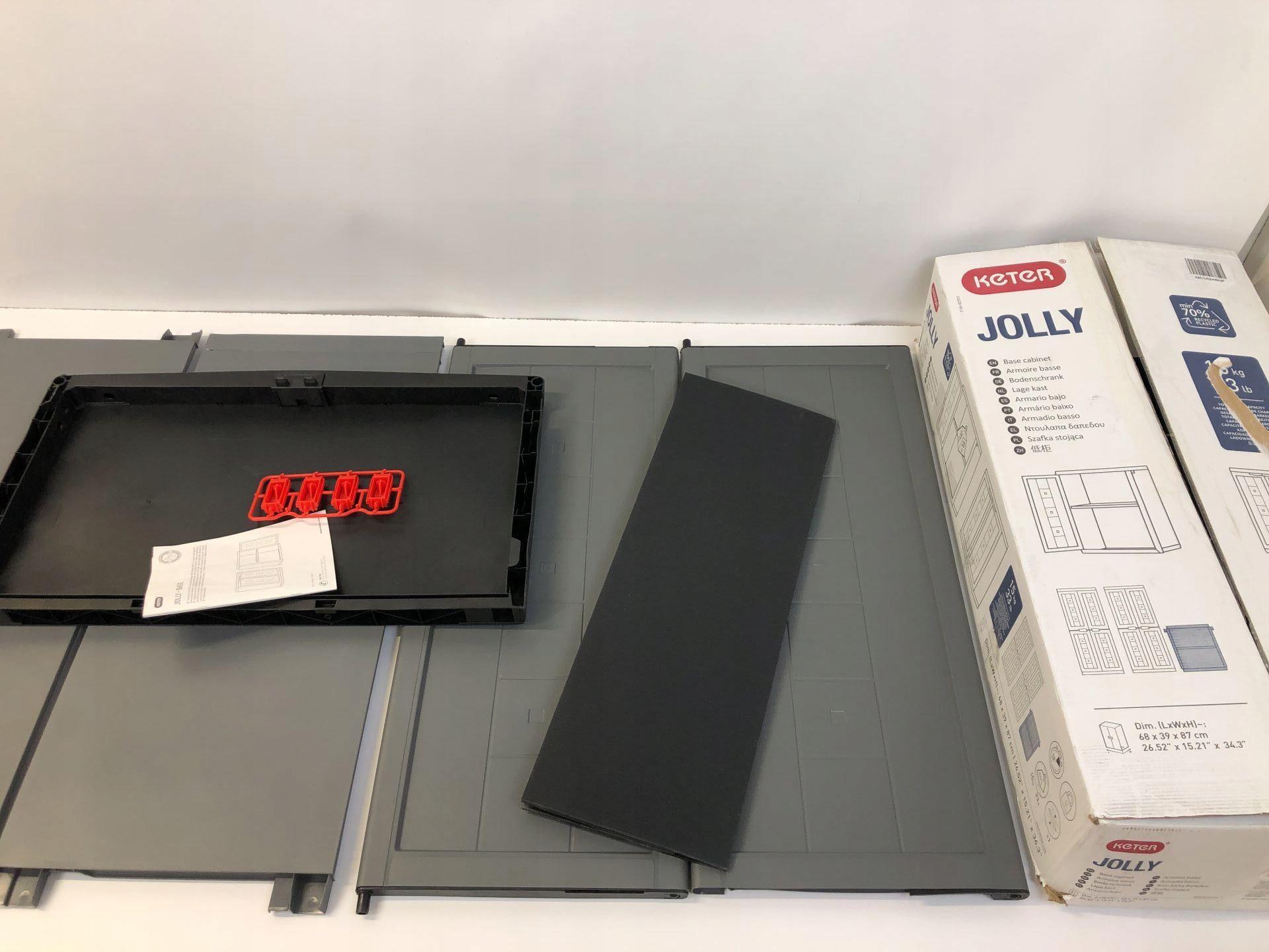 SZAFKA NA NARZĘDZIA KIS JOLLY 39X68X85 CM SZARA Głębokość 39 cm