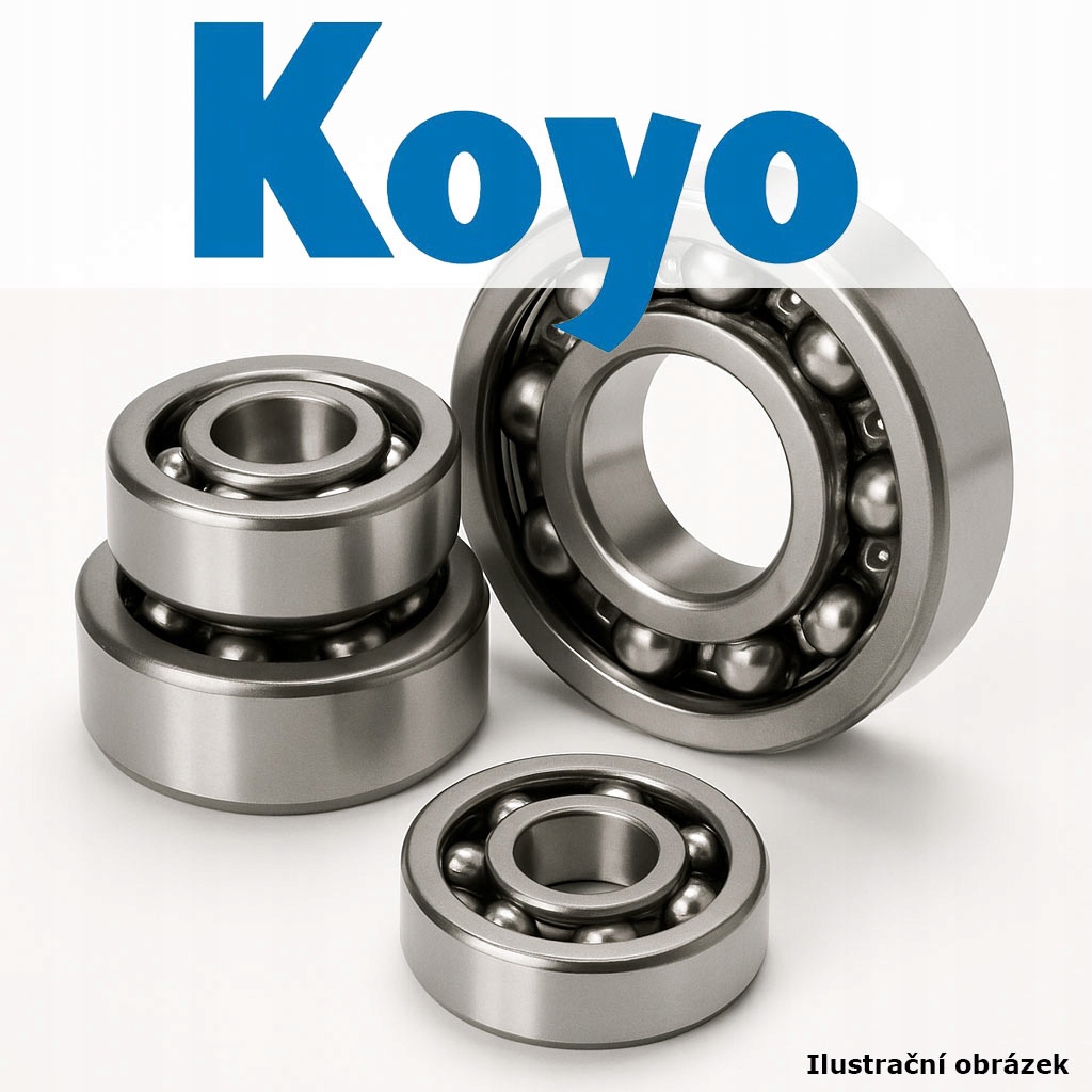 6312 2RS, Koyo Hlubokodrážková kuličková ložiska 60x130x31 mm, 1.72 g