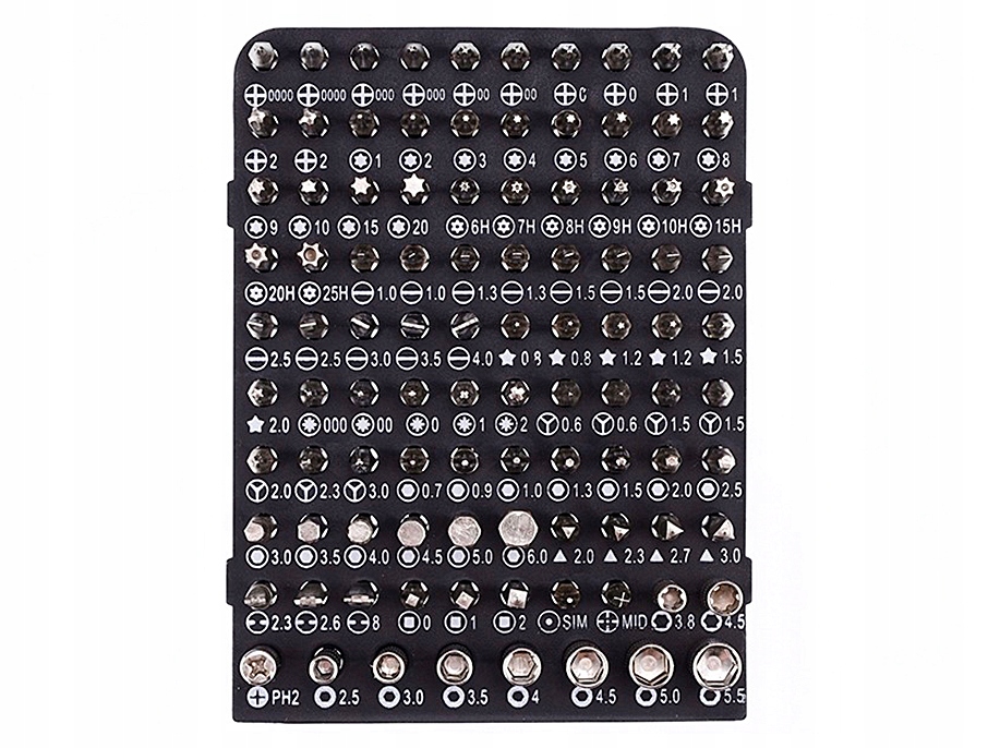 ZESTAW WKRĘTAKÓW MAGNETYCZNYCH Y5E10 5 SZT. Y5E10 Liczba elementów zestawy