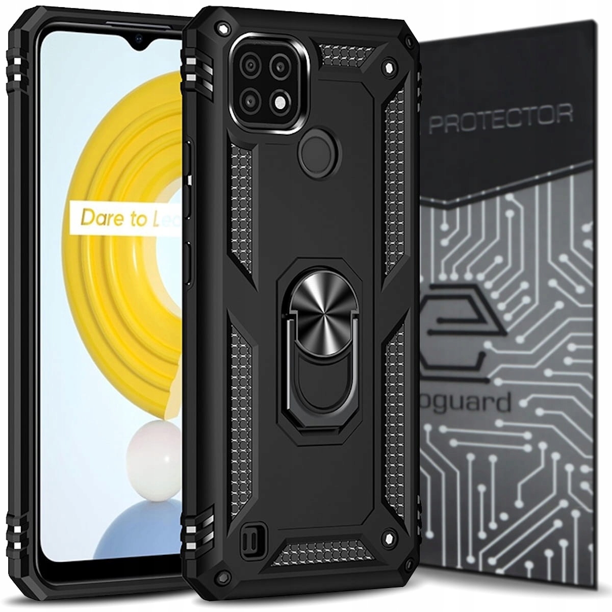 

Case Obudowa Etui Pancerne+szkło do Realme C21