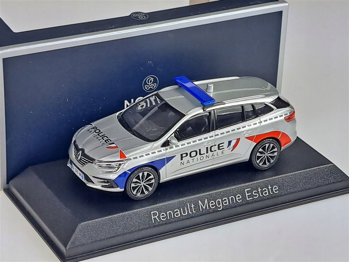 Norev Renault Megane Sport Tourer 2022 Police Nationale 1:43