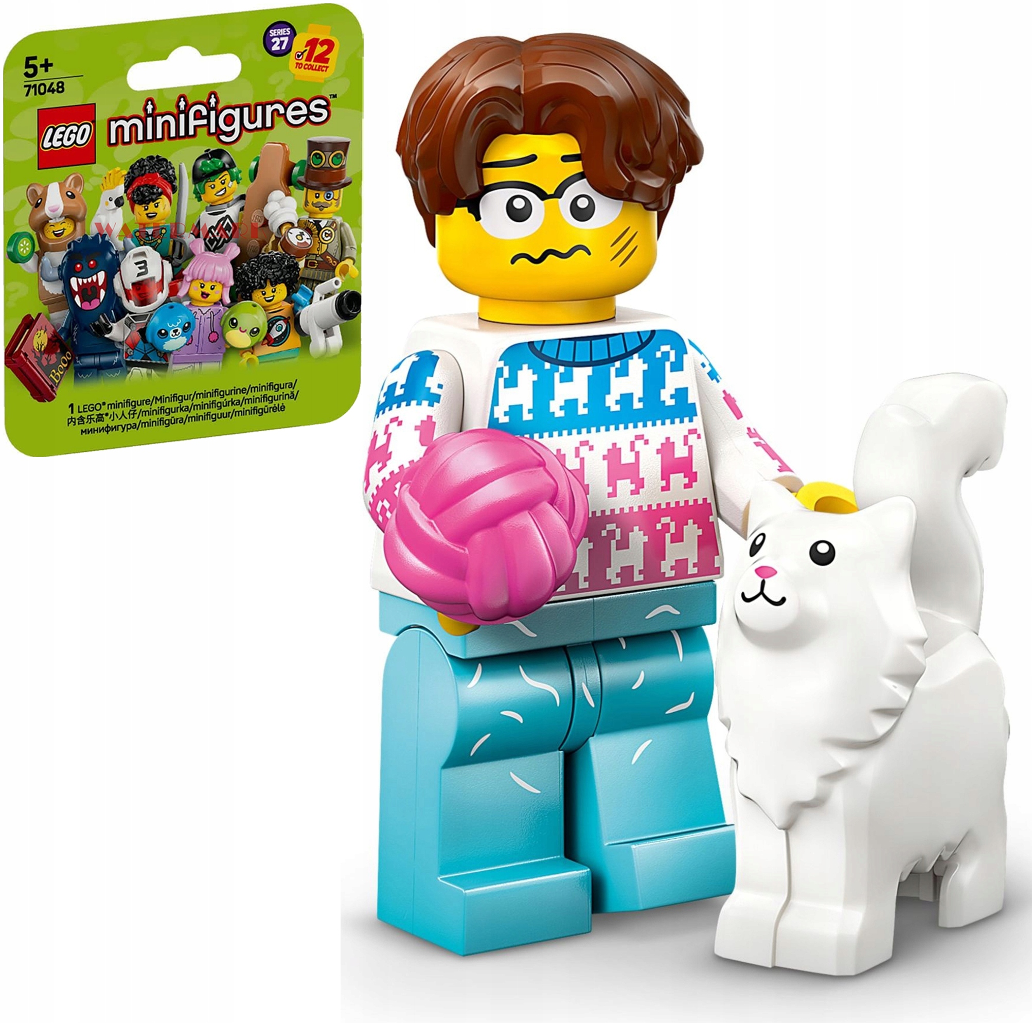 71048 - LEGO Minifigures - MIŁOŚNIK KOTÓW col27-11 / Seria 27