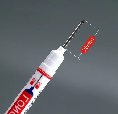 Marker do głębokich otworów wiercenia zestaw 4 kolory pisak flamaster Marka Edding