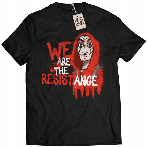 

Koszulka La Casa De Papel Resistance czarna M