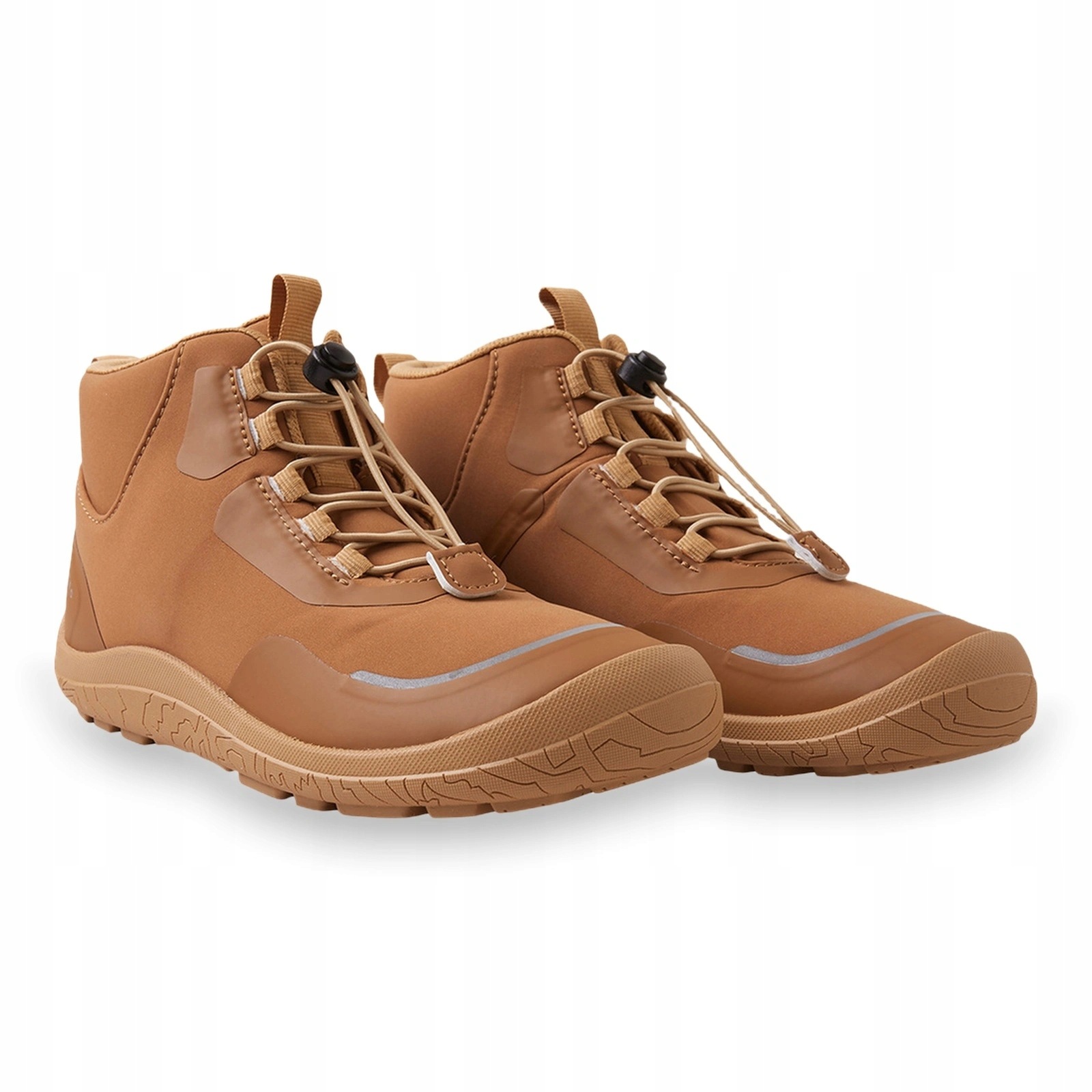 Buty barefoot sznurowane lekkie dziecięce Reima Loikkii Cinnamon brown 33
