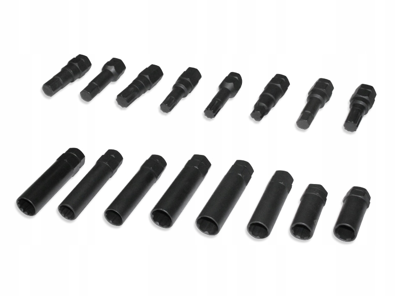 Zestaw nietypowych kluczy do kół TESAM