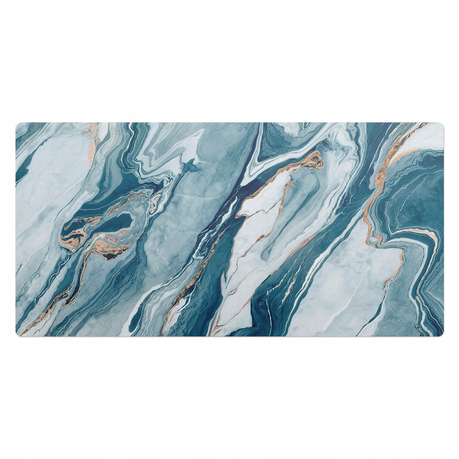 Ochranná Podložka Podložka na psací stůl Vlny v mramorovém stylu 100x50 cm