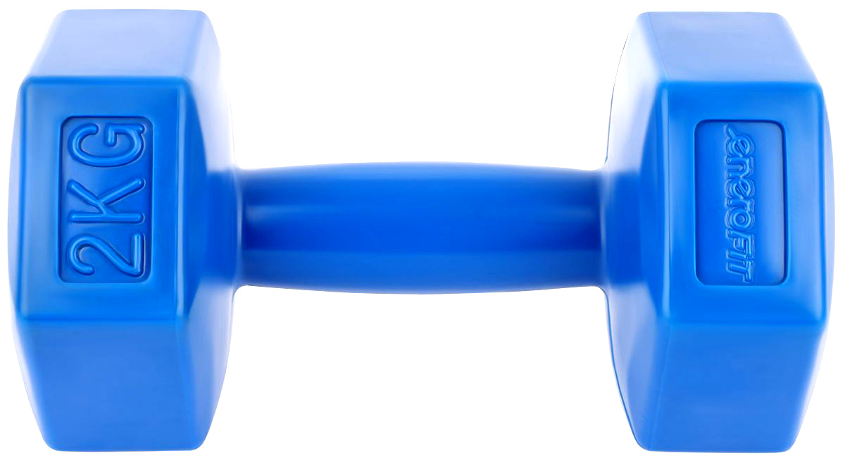 Ciężarki żeliwne 2x2kg hantle do ćwiczeń w domu KOMPOZYTOWE Marka Eb Fit