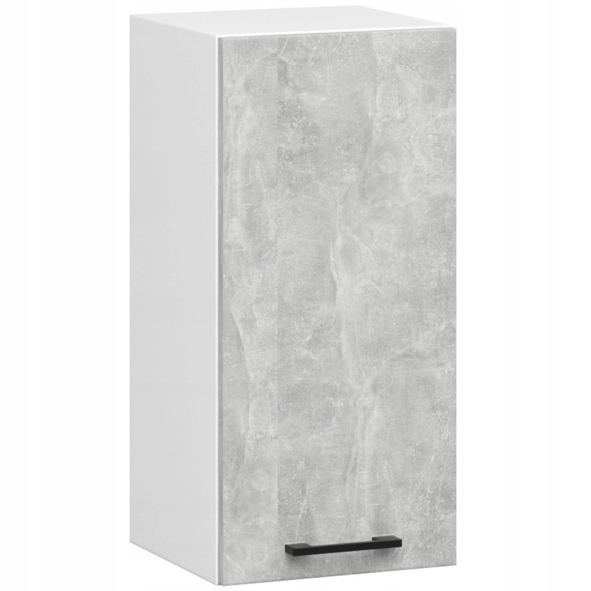 Skříň Oliwia W30 H580 Bílá Beton Akd