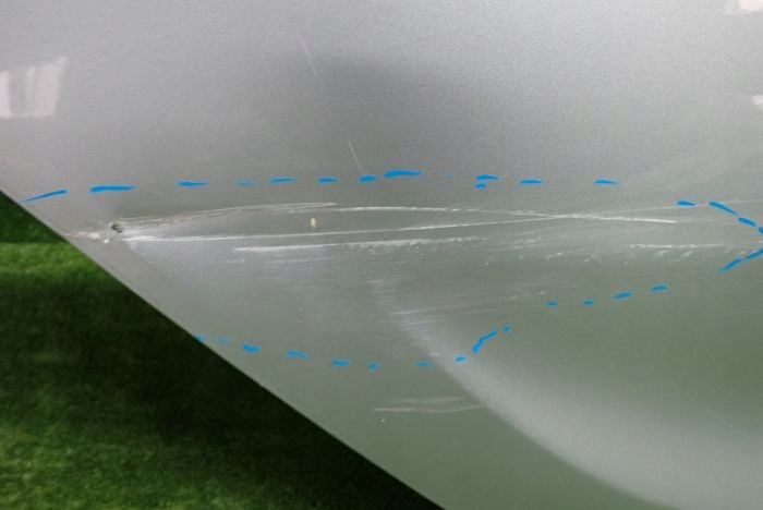 DACIA SANDERO II 12- Tür rechts hinten heck