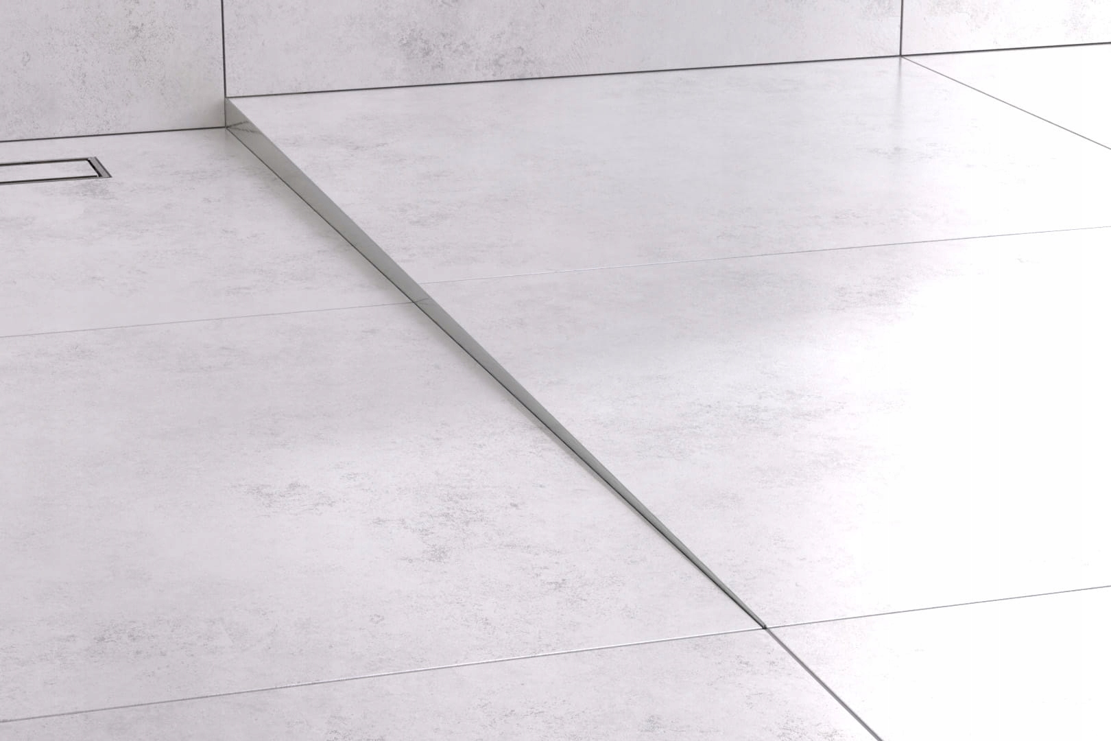 Лівий душовий піддон ALCAPLAST з похилою планкою 100 см, бренд Alcaplast