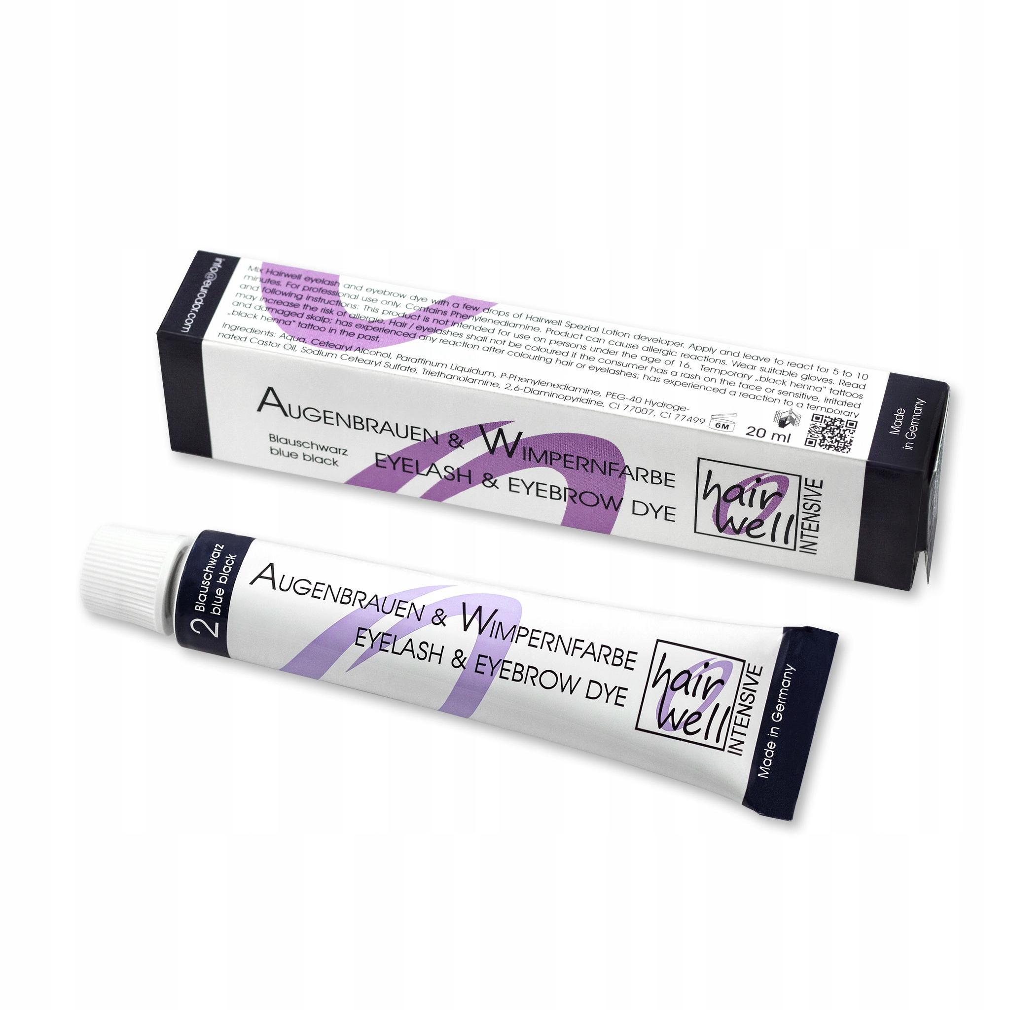

Farba Hairwell niebiesko czarny blue black 20ml