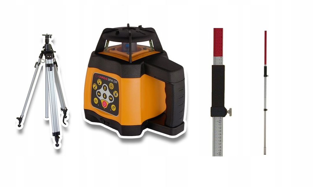 LAMIGO ZESTAW LASER ROTACYJNY SPIN220 STATYW STLQ3M ŁATA LTL24