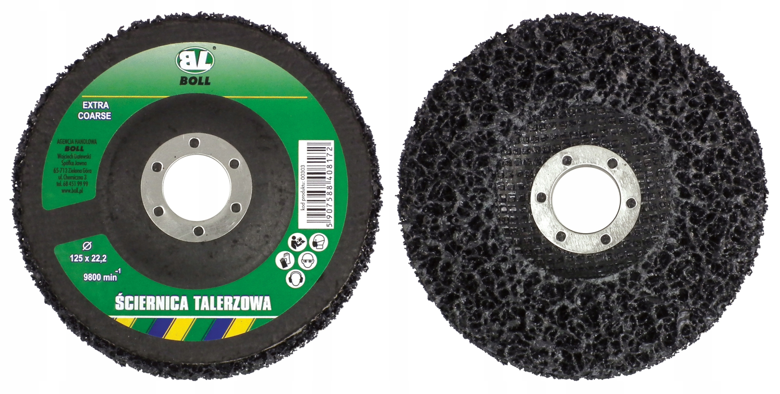 BOLL ŚCIERNICA TALERZOWA 125MM NA SZLIFIERKĘ