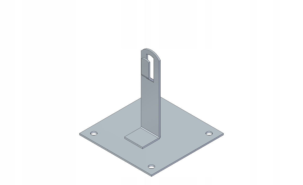 Uchwyt dachowy odgromowy z płytką MAX ZZ Liczba sztuk w ofercie 1 szt.