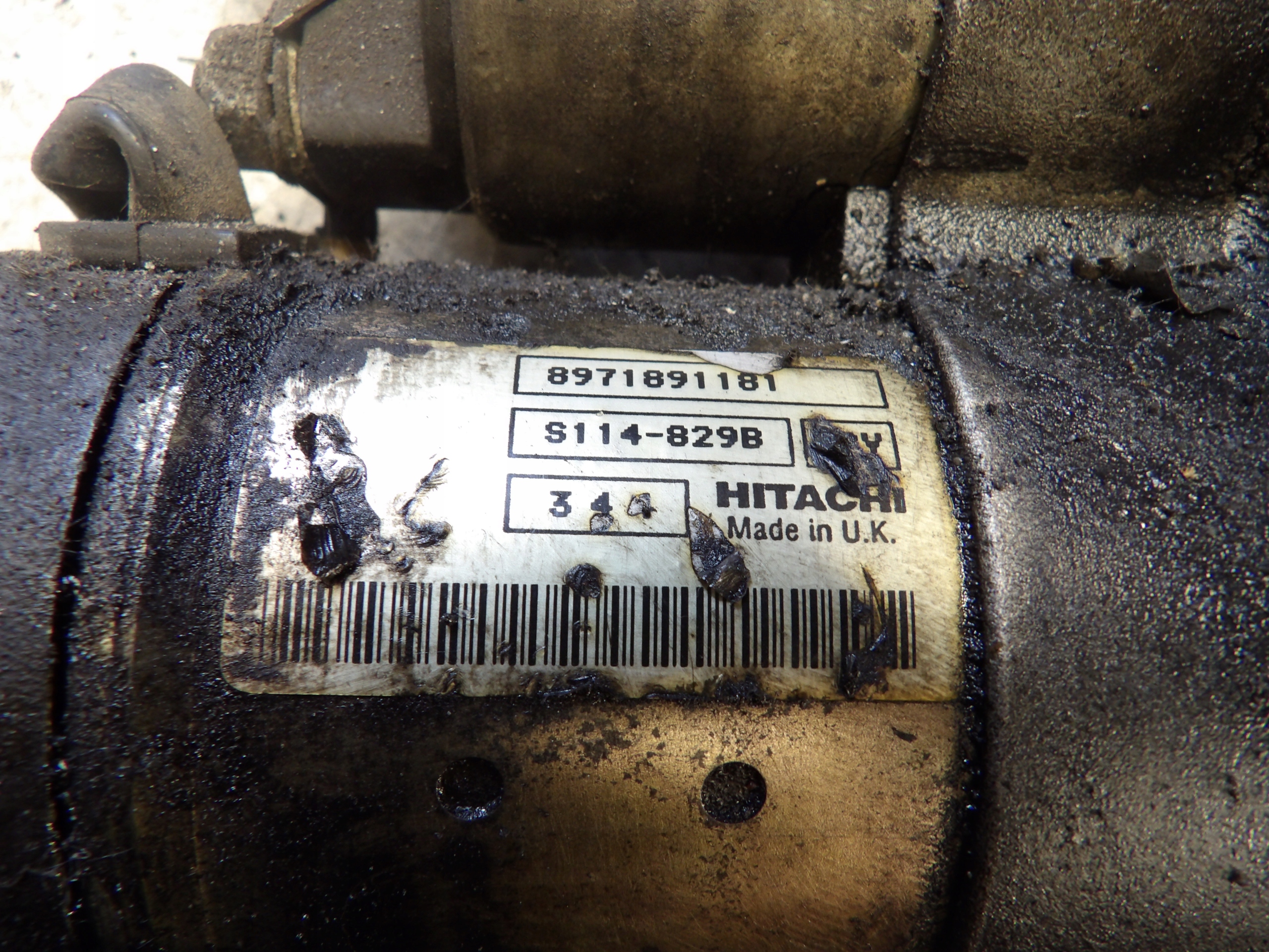Opel Astra II G starter S114-829B 8971891181