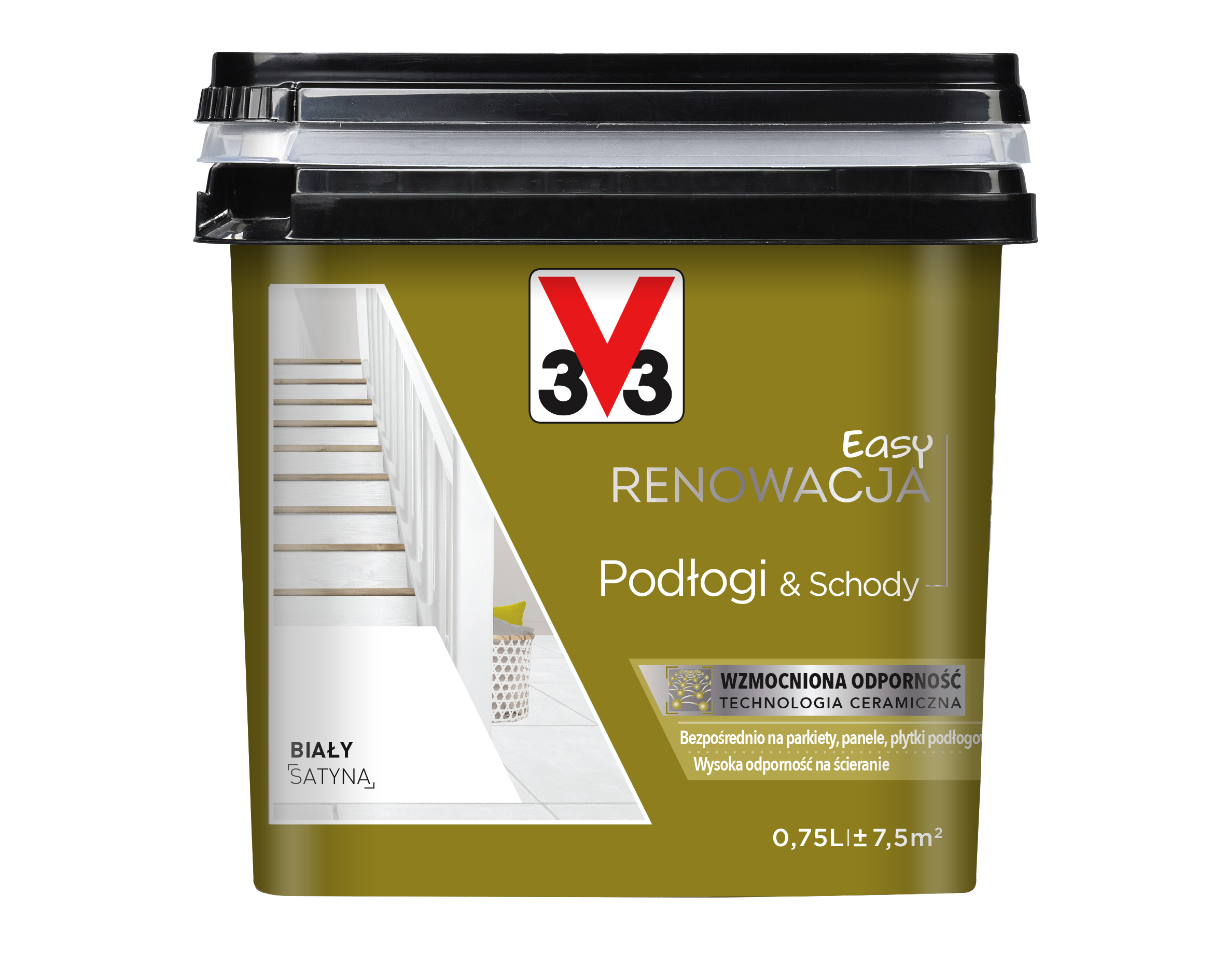 

V33 Easy Renowacja Podłogi i Schody Biały 0,75L