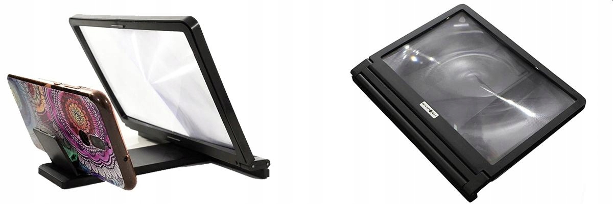 Ekran Powiększający Lupa 3x do Smartfona +Gamepad Marka Inna