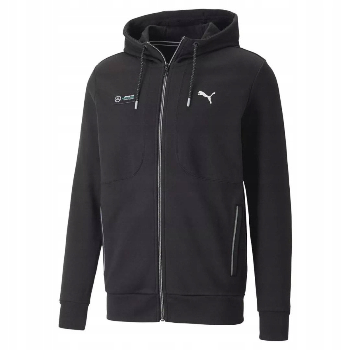 Pánská mikina Puma 53846001 MAPF1 Hooded Sweat Jkt Černá S