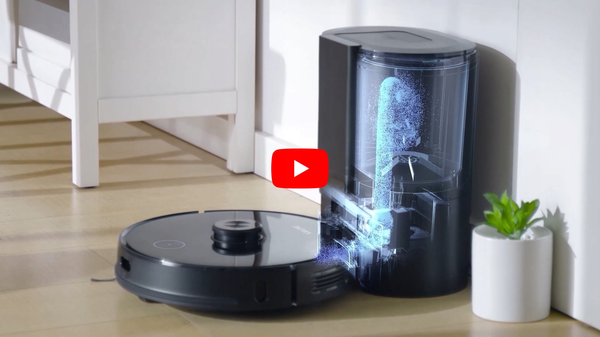 ROBOT SPRZĄTAJĄCY MOPUJĄCY WELLTEC R8 PRO + STACJA ODSYSAJĄCA + AKCESORIA Napięcie akumulatora 14.4 V