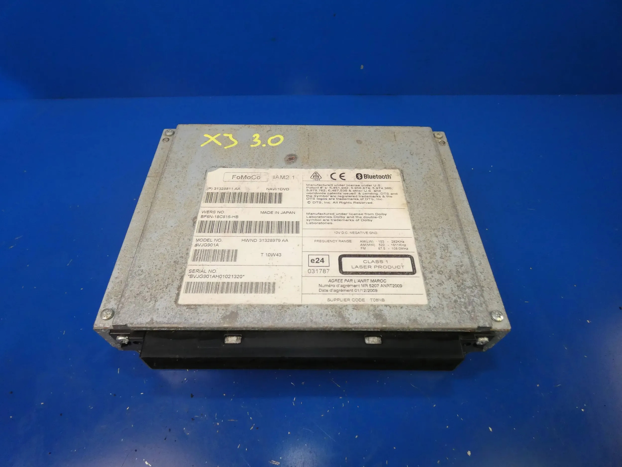 Jaguar XJ X351 VOLVO S60 XC60 player RADIA navigation devices module