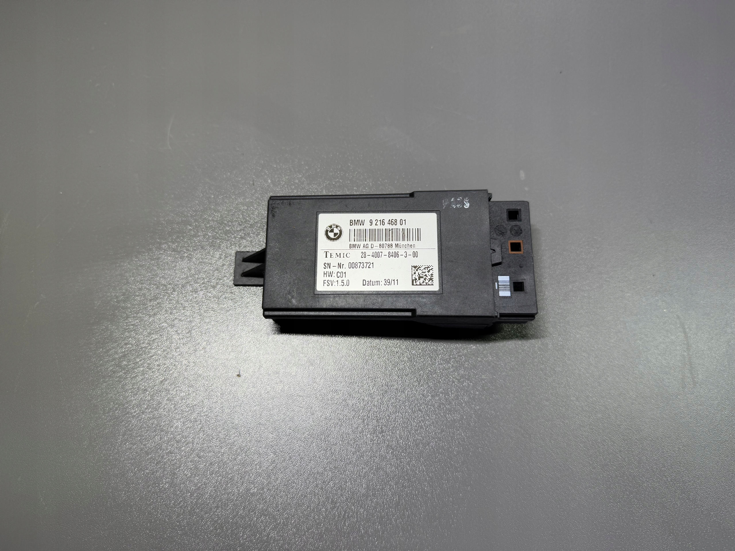 BMW modul Bedienteil SITZ OE 9216468
