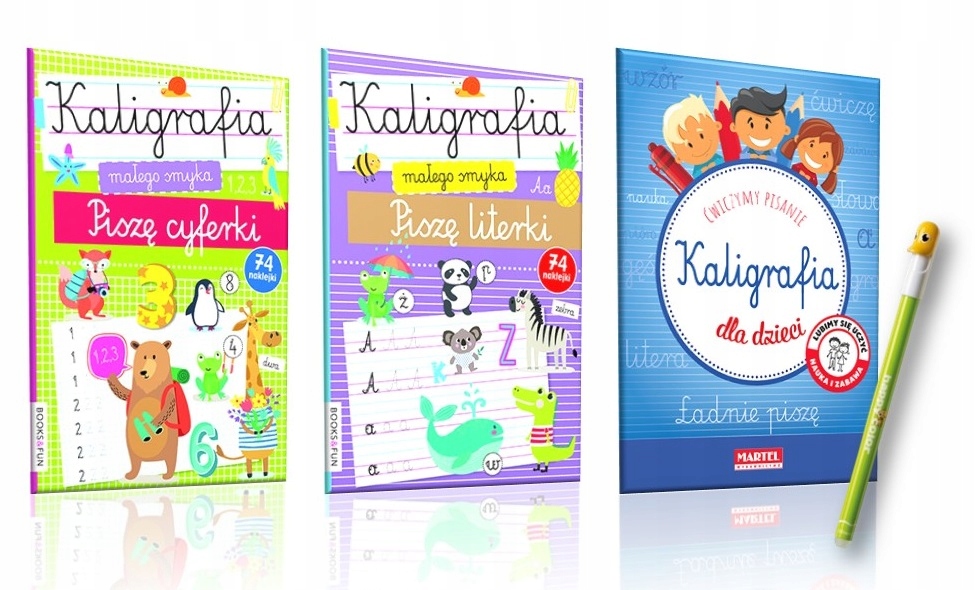 Zestaw do nauki pisania kaligrafia dla Dzieci