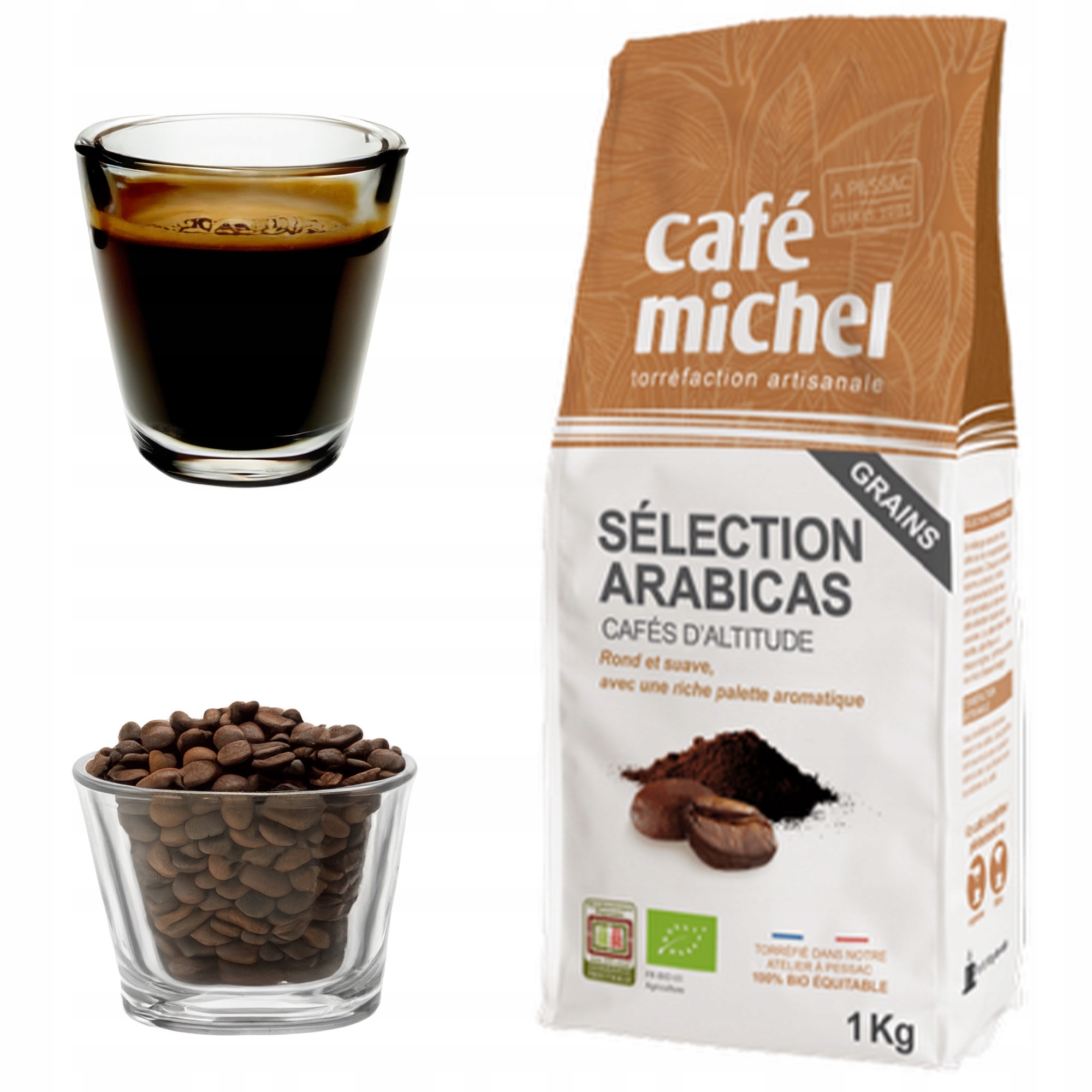 Levně Káva Arabica Cafe Michel Výběr Káva Káva Arabica 1 kg