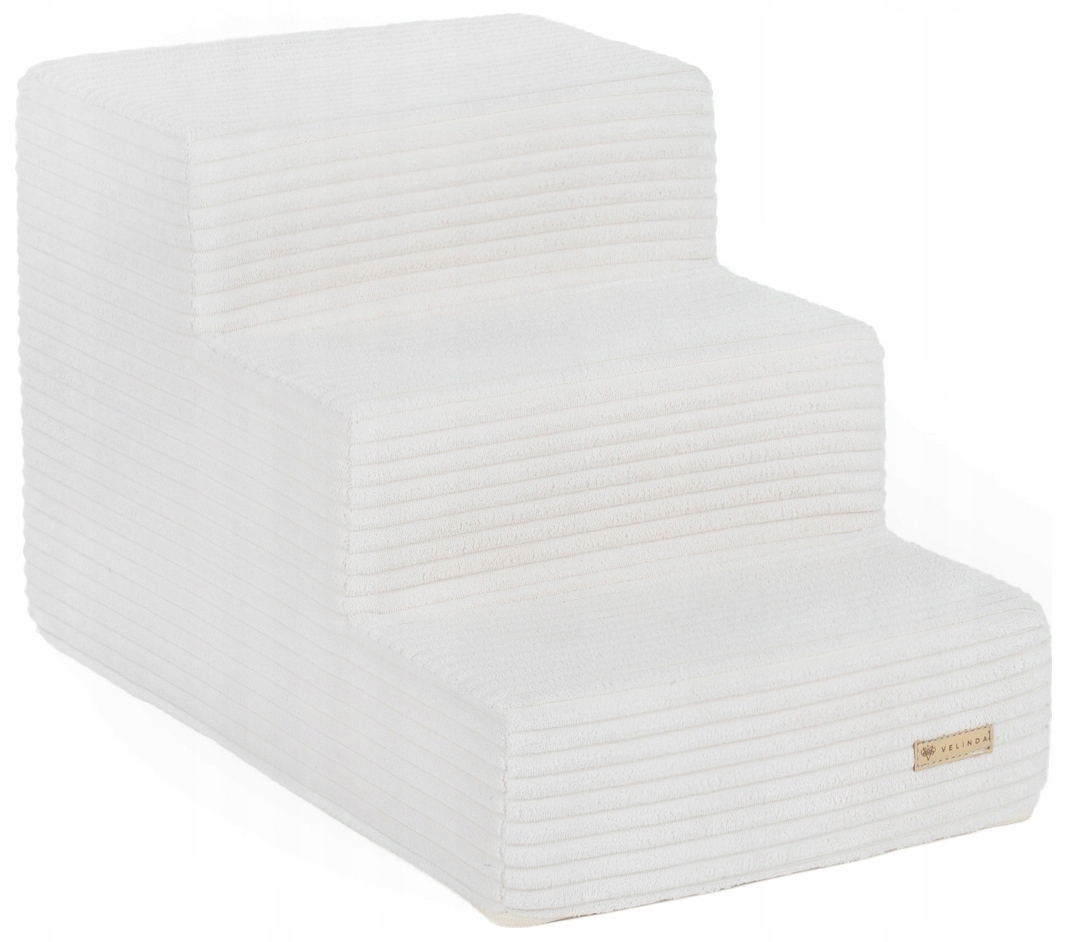 Levně Pěnové schody pro psa kočku – 3 stupně Barva: ecru/béžová