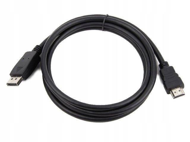 

Kabel DisplayPort męski na Hdmi męski 1.8m Gembird