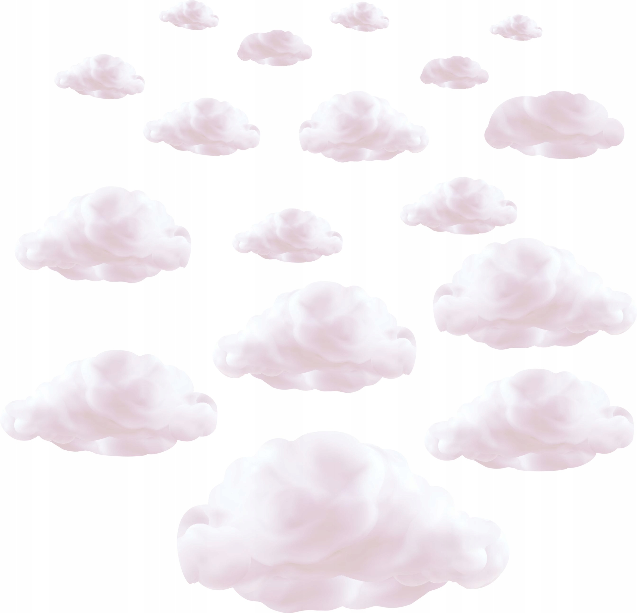 naklejki dla dzieci na ścianę chmury chmurki